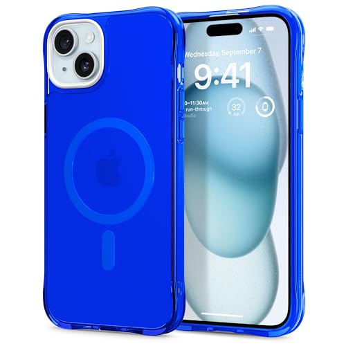CYRILL von Spigen Ultra Sheer Mag Hülle Kompatibel mit iPhone 15 Plus (2023) - Denim von CYRILL