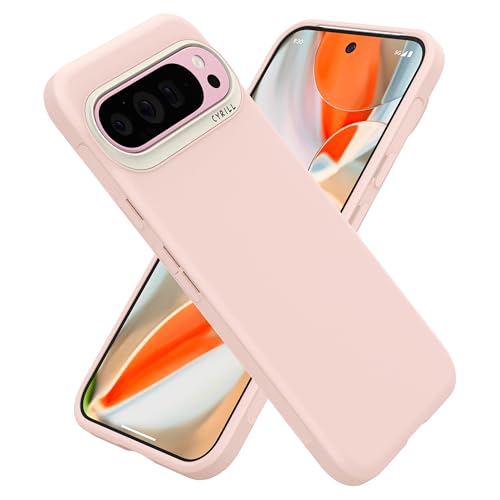 CYRILL von Spigen UltraColor Hülle [Staubfrei] kompatibel mit Google Pixel 9/9 Pro (2024) - Pale Pink von CYRILL