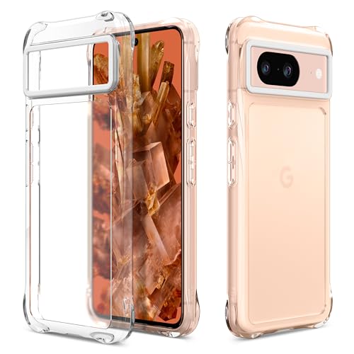 CYRILL von Spigen UltraSheer Hülle [Staubfrei] kompatibel mit Google Pixel 8 (2023) - Matte Clear von CYRILL