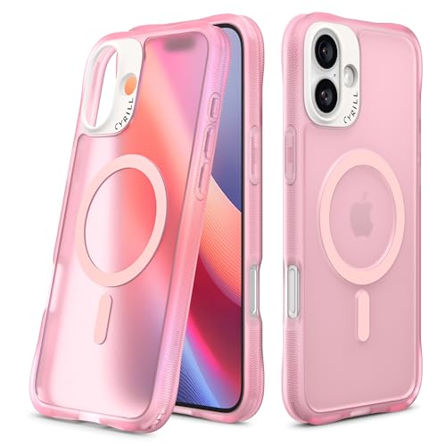 CYRILL von Spigen UltraSheer Mag Hülle Kompatibel mit iPhone 16 (2024) - Baby Pink von CYRILL