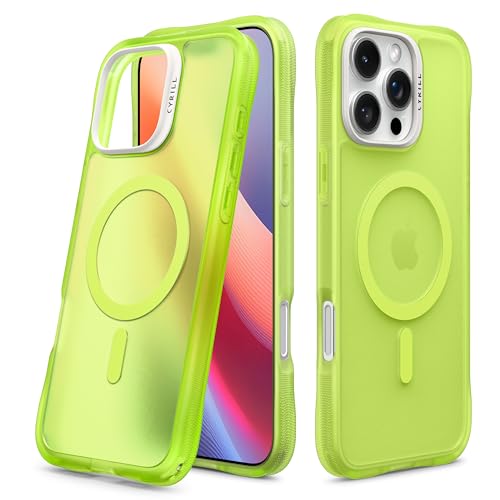 CYRILL von Spigen UltraSheer Mag Hülle Kompatibel mit iPhone 16 Pro (2024) - Lime von CYRILL