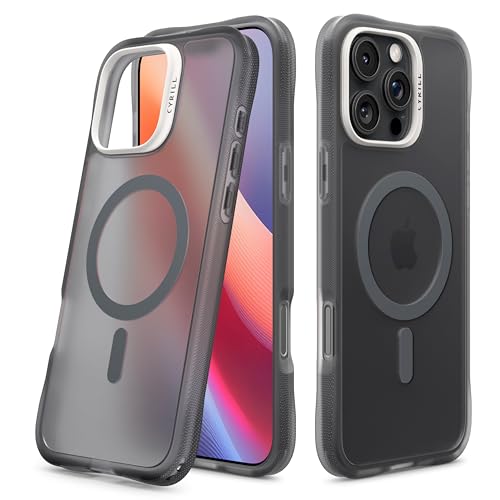 CYRILL von Spigen UltraSheer Mag Hülle Kompatibel mit iPhone 16 Pro (2024) - Space Gray von CYRILL