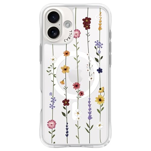 CYRILL von Spigen UltraSheer Mag Muster Hülle Kompatibel mit iPhone 16 Plus (2024) - Flower Garden von CYRILL