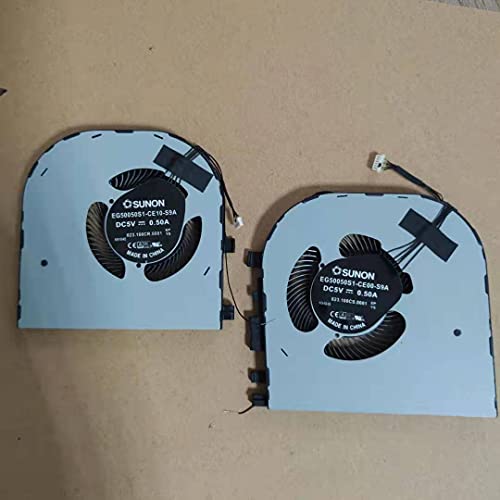 CYRMZAY CPU+GPU Lüfter cooler Kompatibel für Lenovo thinkpad X1E X1 Extreme P1 SH40R01019AA 01AY981 EG50050S1-CE00-S9A EG50050s1-CE10-S9A von CYRMZAY