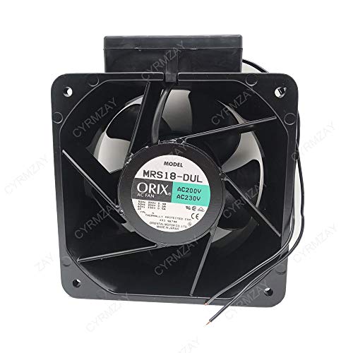 CYRMZAY Ventilator kompatibel für ORIX MRS18-DUL 18cm 18090 200-230V Industrial Lüfter von CYRMZAY