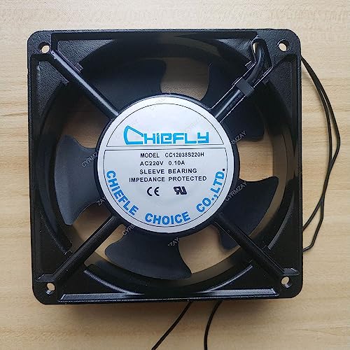 CYRMZAY kompatibel für CHIEFLY CC12038S220H 220V 0.10A 2-Wire 12038 12CM cooling Lüfter von CYRMZAY