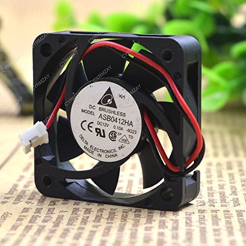 CYRMZAY kompatibel für Delta ASB0412HA 12V 0.10A 4CM 4010 2-Wire mute cooling Lüfter von CYRMZAY