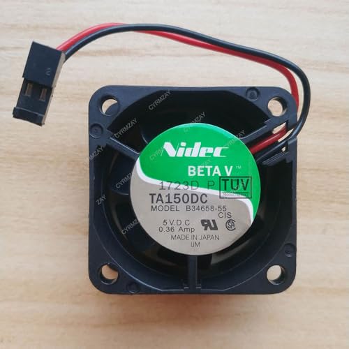 CYRMZAY kompatibel für Nidec TA150DC B34658-55 5V 0.36A 4CM 4020 2-Wire cooling Lüfter von CYRMZAY