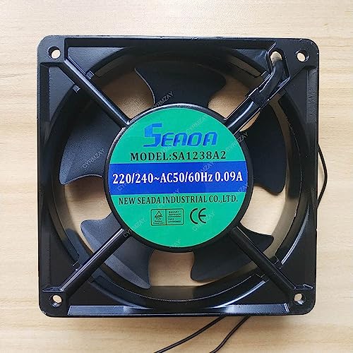 CYRMZAY kompatibel für SEADA SA1238A2 220-240V 0.09A 12CM 12038 2-Wire cooling Lüfter von CYRMZAY