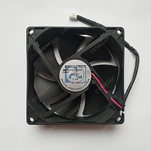 CYRMZAY kompatibel für XINRUILIAN RDL9025S 9025 12V 0.16A 92 * 25MM 2Pin Cooling Lüfter von CYRMZAY