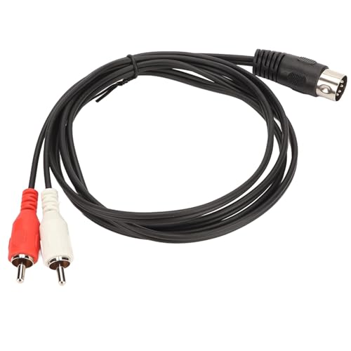 CYSFETENA 1.5m DIN auf Cinch Kabel,5 poliger DIN Stecker auf 2 Cinch Stecker,PVC Din 5-polig auf Kabel für CD Player,VCR,DVD,Phono,LD auf Quad Stereo Systeme CYSFETENA 1.5m DIN auf Cinch Kabel,5 poliger DIN Stecker auf 2 Cinch Stecker,PVC Din 5-polig auf Kabel für CD Player,VCR,DVD,Phono,LD auf Quad Stereo Systeme von CYSFETENA
