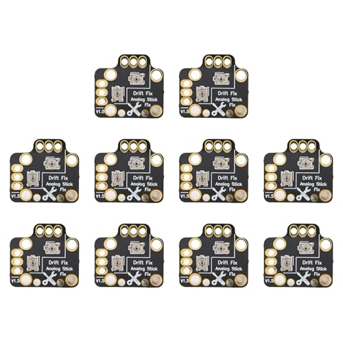 CYSFETENA 10 Stück Gamepad Joystick Drift Reparaturbrett, Universal 3D Analog Joystick Drift Fix Mod für ONE, Series S/X, Fix Mod für Gamecontroller, Controller Drift Fix CYSFETENA 10 Stück Gamepad Joystick Drift Reparaturbrett, Universal 3D Analog Joystick Drift Fix Mod für ONE, Series S/X, Fix Mod für Gamecontroller, Controller Drift Fix von CYSFETENA