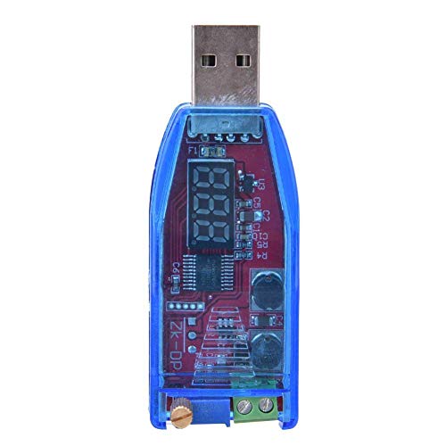 CYSFETENA DC-DC Spannungsregler Modul mit USB und Einstellbarem Potentiometer, Step Up/Down Wandler, 3W 1-24V Echtzeit-Spannungsanzeige CYSFETENA DC-DC Spannungsregler Modul mit USB und Einstellbarem Potentiometer, Step Up/Down Wandler, 3W 1-24V Echtzeit-Spannungsanzeige von CYSFETENA