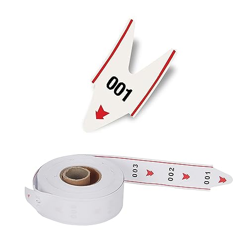 CYSSJF Fahrkartenautomat Warteschlangenmanagement Ticket-dispenser (1 Rolle Papier 000-999) von CYSSJF