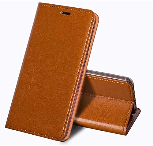 CYSUE Magnetische Klapp-Handyhülle mit Kartenschlitz, für Apple iPhone 13 Pro (2021) 6,1 Zoll Stent-Funktion Leder [TPU-Innenschale] Stoßfeste Folioabdeckung (Farbe: Kaffee) von CYSUE
