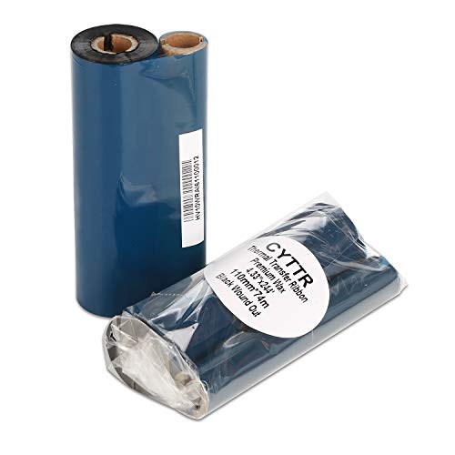CYTTR CYM22A11074CSO Thermotransferband, 12 x 61 cm, 1 Rolle Wachs für Zebra Eltron Datamax Zebra GC420t GK420t GX420t TLP2442 TLP2844 CYTTR CYM22A11074CSO Thermotransferband, 12 x 61 cm, 1 Rolle Wachs für Zebra Eltron Datamax Zebra GC420t GK420t GX420t TLP2442 TLP2844 von CYTTR