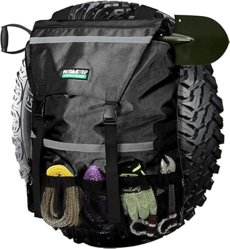 Ersatzrad-Müllbeutel, Offroad-Ersatzrad-Aufbewahrungstaschen, robuste Müllbeutel für Lkw-Heckklappe, passend für bis zu 40-Zoll-Reifen, große Nylon Aufbewahrungstasche für Jeep, Lkw, SUV und Auto Ersatzrad-Müllbeutel, Offroad-Ersatzrad-Aufbewahrungstaschen, robuste Müllbeutel für Lkw-Heckklappe, passend für bis zu 40-Zoll-Reifen, große Nylon Aufbewahrungstasche für Jeep, Lkw, SUV und Auto von CYUREAY