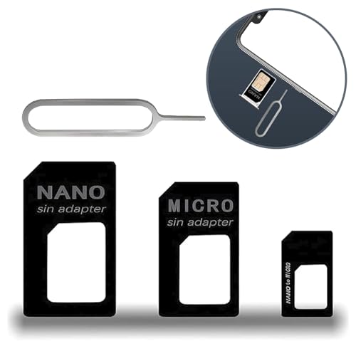 4 in 1 Nano SIM Karten Adapter,SIM Adapter,Simkarten Adapter,SIM-Karten-Adapter mit SIM-Auswurfstift,PC-Material,Kompatibel mit Smartphone,Einfach und Leicht zu Bedienen 4 in 1 Nano SIM Karten Adapter,SIM Adapter,Simkarten Adapter,SIM-Karten-Adapter mit SIM-Auswurfstift,PC-Material,Kompatibel mit Smartphone,Einfach und Leicht zu Bedienen von CYXZMYA