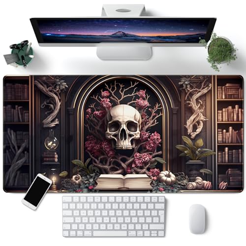 CYZFF Goth Schreibtischunterlage, Gothic, Großes XXL Gaming-Mauspad, Erweiterte Tastaturmatte, 80 x 40 cm, für Laptop, Computer, Büro CYZFF Goth Schreibtischunterlage, Gothic, Großes XXL Gaming-Mauspad, Erweiterte Tastaturmatte, 80 x 40 cm, für Laptop, Computer, Büro von CYZFF