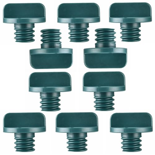 10 Stück C7-Lichtsockel-Sicherheitskappen, C7/E12 Glühbirnensockel-Abdeckung, Kappe für Lichterketten (Grün 10) von CZJIAWO