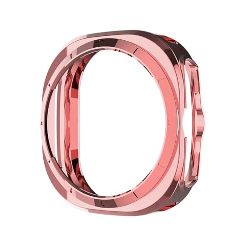 CZKE TPU-Schutzhülle für Samsung Galaxy Watch 7 Ultra, 47 mm, weicher Rahmenschutz, kratzfest, Stoßfängerabdeckung, Schutz für Galaxy Watch Ultra (Rosa) von CZKE