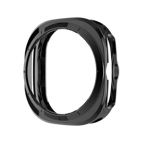 CZKE TPU-Schutzhülle für Samsung Galaxy Watch 7 Ultra, 47 mm, weicher Rahmenschutz, kratzfeste Stoßfängerabdeckung, Schutz für Galaxy Watch Ultra (schwarz) von CZKE