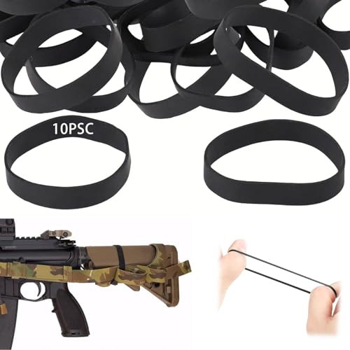CZNBZIU 10 Gummibänder Schwarz Ranger Heavy Duty Gummibänder Schwarz Dicke Outdoor Bänder Für Camping Survival Sport Wandern Radfahren Fixed Item CZNBZIU 10 Gummibänder Schwarz Ranger Heavy Duty Gummibänder Schwarz Dicke Outdoor Bänder Für Camping Survival Sport Wandern Radfahren Fixed Item von CZNBZIU