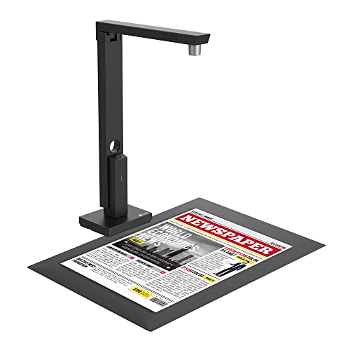 CZUR Lens Pro 8MP USB-DocumentenKamera und Visualizer, Faltbarer Dokumentenscanner mit OCR, Mobiler A4 Scanner, Visualisierer für MacOS Windows, für Zoom Skype Google Meet Microsoft Teams von CZUR