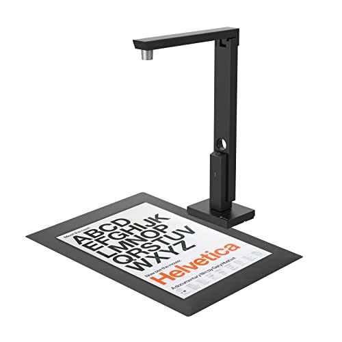 CZUR Lens Pro 12MP USB-DocumentenKamera und Visualizer, Faltbarer Dokumentenscanner mit OCR, Mobiler A4 Scanner, Visualisierer für MacOS Windows, für Zoom Skype Google Meet Microsoft Teams von CZUR