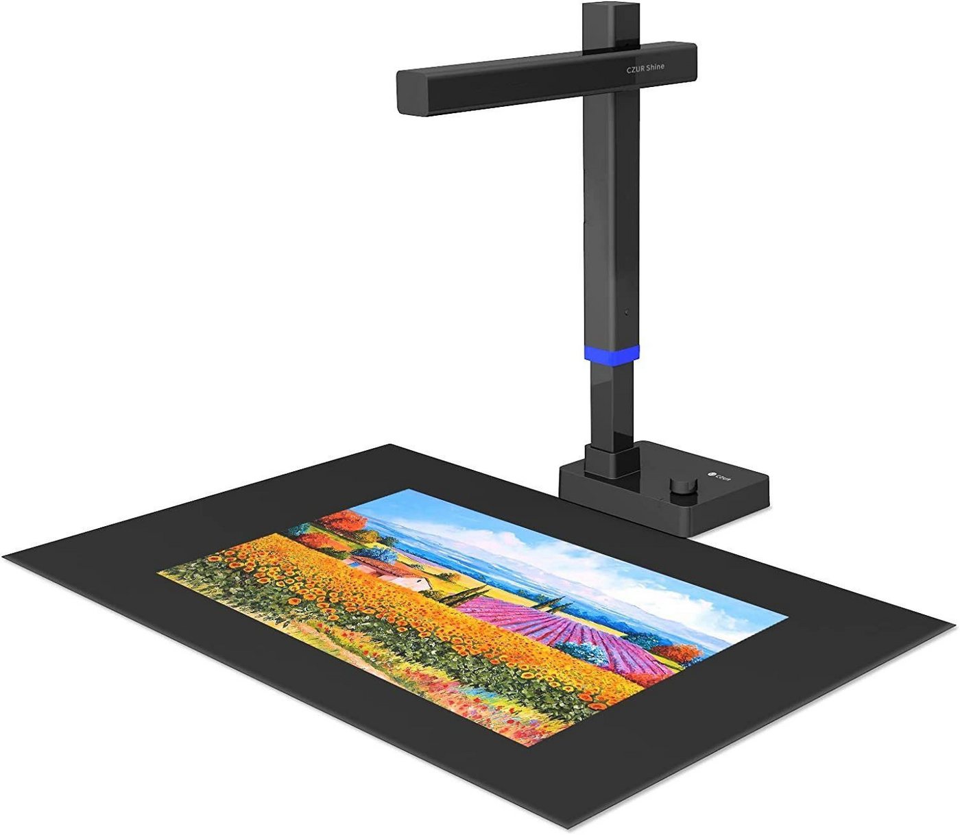 CZUR Shine Ultra Pro Tragbarer Dokumentenscanner 24 MP Buchscanner Dokumentenscanner, (mit Fülllicht für Home-Office Online-Lehre Windows & macOS Verfügbar) von CZUR
