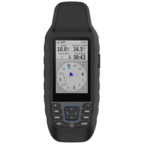 CZhkg Silikon Hülle Kompatibel mit Garmin GPS MAP 79S Case, Navigator Protective Case, Anti-Scratch Wear Resistant Cover Water Proof Protective Cover für Garmin GPS MAP 79SC (Schwarz) von CZhkg