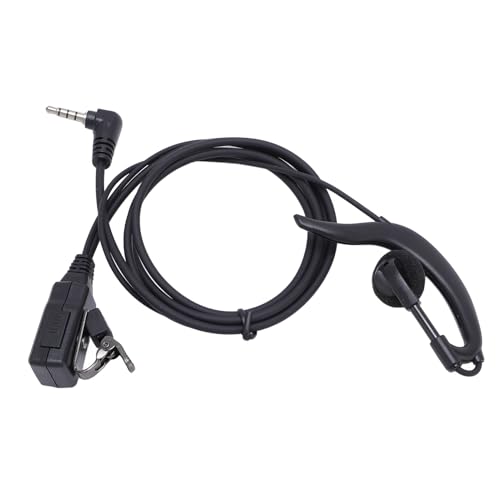 CaCaCook 2-Wege-Radio-G-Form-Headset, Klarer Soundtransfer, Stabile Leistung, Eingebaute Mikrofon, Klarer Sprachempfang, TPU-Kabel, ABS-Clips, für Sicherheitsrestaurants Nachtclubs CaCaCook 2-Wege-Radio-G-Form-Headset, Klarer Soundtransfer, Stabile Leistung, Eingebaute Mikrofon, Klarer Sprachempfang, TPU-Kabel, ABS-Clips, für Sicherheitsrestaurants Nachtclubs von CaCaCook