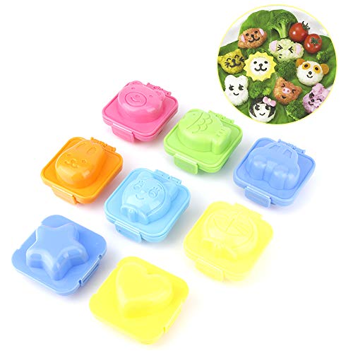DIY Cartoon Form Reiskugelform, Onigiri -Form für Sushi, Wiederverwendbar und Einfach zu Bedienen, Küchenutensilien, 8pcs/Set -Haushalt von CaCaCook