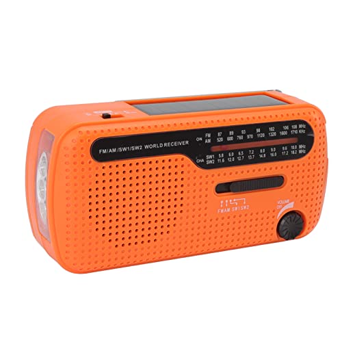 Handkurbel Radio AM FM SW1 SW2 Solar Notfall Wetter Radio mit LED Taschenlampe für Outdoor Camping Orange Handkurbel Radio AM FM SW1 SW2 Solar Notfall Wetter Radio mit LED Taschenlampe für Outdoor Camping Orange von CaCaCook