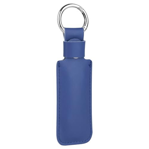 CaSZLUTION Mikrofaser-Leder-Schutzhülle für USB-Flash-Laufwerk, Anti-Verlust-Schlüsselanhänger, tragbare Schutzhülle für USB-Flash-Laufwerk (1 Stück, Marineblau) von CaSZLUTION