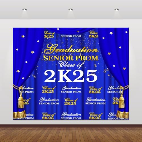 Hintergrund für Fotoshootings, 3 x 2,4 m, Vinyl, Blau / Gold, Abschlussball 2025, Abschlussball 2025, Party-Dekoration, Foto-Requisiten, Party-Hintergrund, Banner, Foto-Requisiten Hintergrund für Fotoshootings, 3 x 2,4 m, Vinyl, Blau / Gold, Abschlussball 2025, Abschlussball 2025, Party-Dekoration, Foto-Requisiten, Party-Hintergrund, Banner, Foto-Requisiten von Caaerttply