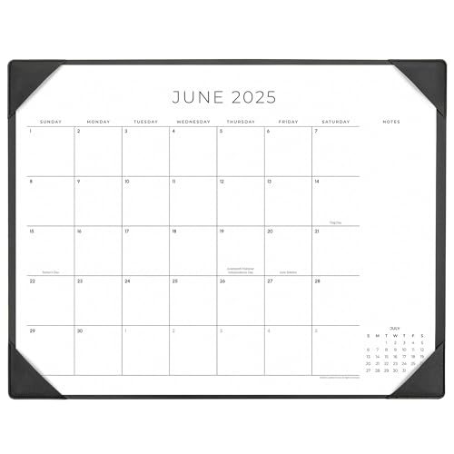 Cabbrix Vereinfachter Tischkalender 2025-2026, 53,3 x 41,6 cm, großer Monatskalender mit Notizen bis Juni 2026, für Zuhause, Büro, Schule, Schwarz Cabbrix Vereinfachter Tischkalender 2025-2026, 53,3 x 41,6 cm, großer Monatskalender mit Notizen bis Juni 2026, für Zuhause, Büro, Schule, Schwarz von Cabbrix
