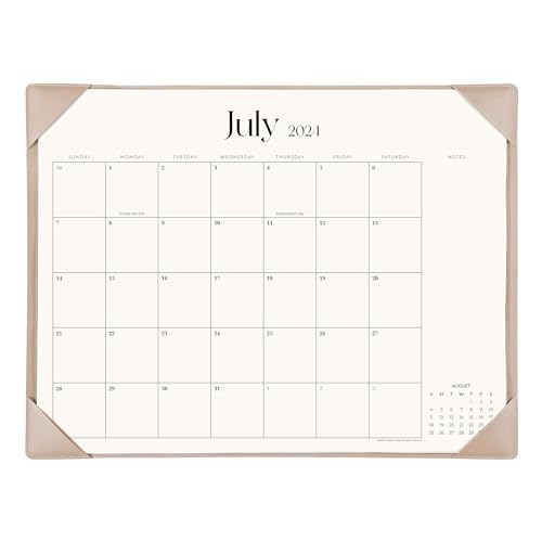 Vereinfachter Schreibtischkalender 2024-2025 mit Schreibtischunterlage, Cabbrix großer Schreibtischunterlage-Kalender 53,3 x 41,5 cm, läuft von Jan 2024 bis Juni 2025, Schreibtischunterlage Kalender von Cabbrix
