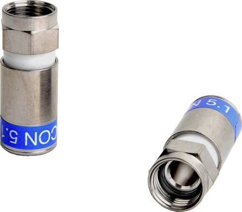 Cabelcon Connectors 99909446-01 F-Stecker Kompression, Wasserdicht Anschlüsse: F-Stecker 100St. von Cabelcon Connectors