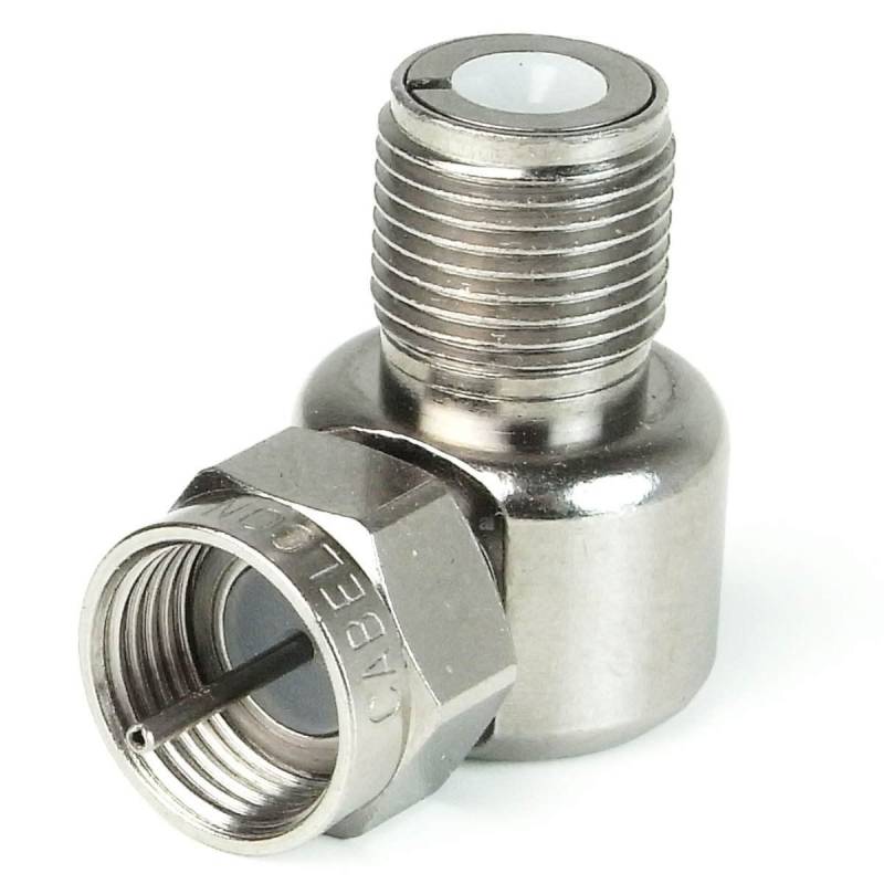 Cabelcon 90-FM-FF HQ F-Winkeladapter 90° F-St/Bu 0,5/1,2 von Cabelcon