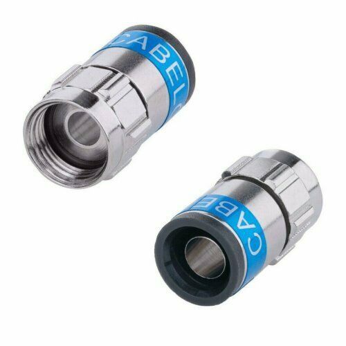 Cabelcon F-56 5.1 W Self Install NiTin mit O-Ring F-Kompressionsstecker RG6 / 7 mm von Cabelcon