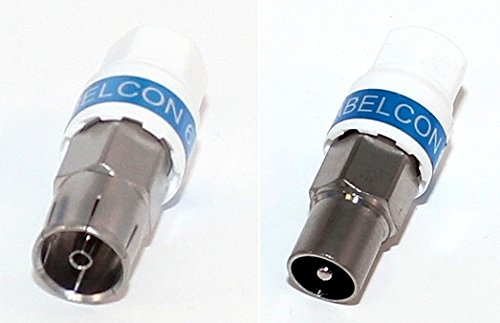 Cabelcon IEC Self Install Stecker (Buchse+Stecker je 1 Stk, IECF + IECM) von Cabelcon