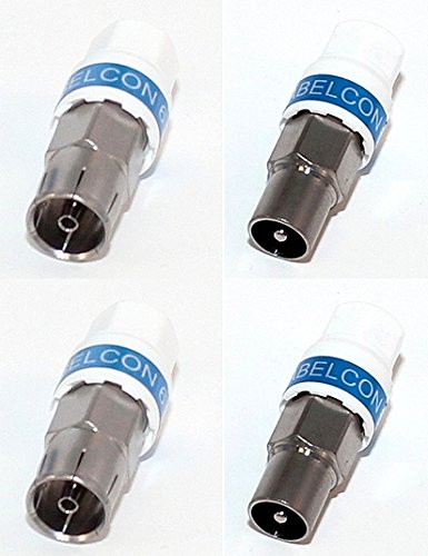 Cabelcon IEC Self Install Stecker (Buchse+Stecker je 2 STK, IECF + IECM) von Cabelcon