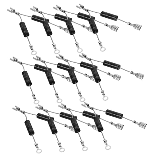 10St Mikrowellenzubehör Diode Zubehör für Mikrowellenherde Mikrowellenofen Zubehör mikrowelle zubehör Teilesätze für Mikrowellenherde Zweiwege Komponente Suite Ersatz Abs von Cabilock
