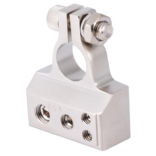 Cabilock 1 Paar Batterieclip Auto -Batterieanschluss Autobatterie-Clip Audio modifizierter Batteriekopf Batterieklemme für Fahrzeuge Autobatteriekopf Silber von Cabilock