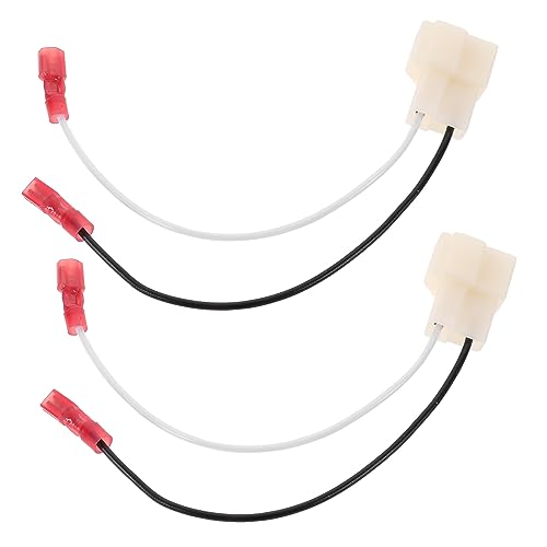 Cabilock 1 Paar Hornstopfen installieren Kabelstecker Lautsprecherkabelbaum Lautsprecherdrahtstiftanschluss lautsprecher kabel konverter Radioadapterkabelbaum Stereo-Kabelbaum Plastik von Cabilock