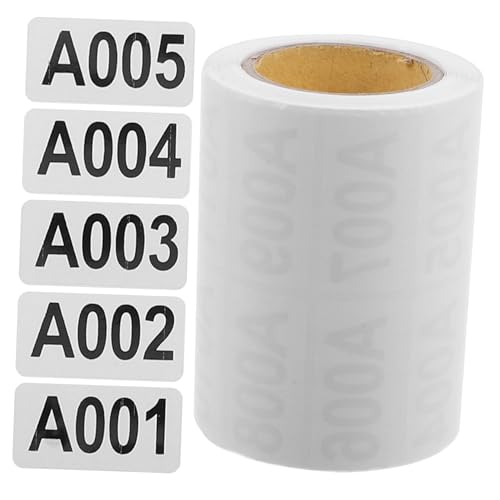 Cabilock 1 Rolle Zahlenflussnummernbezeichnung seriell Etiketten erste farbig Code nummerierte Aufkleber Klassifizierungsetikett Nummernaufkleber Papier Weiß Cabilock 1 Rolle Zahlenflussnummernbezeichnung seriell Etiketten erste farbig Code nummerierte Aufkleber Klassifizierungsetikett Nummernaufkleber Papier Weiß von Cabilock