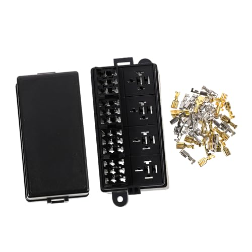 Cabilock 1 Satz 12 Sicherungshalterkasten Mehrpoliger Sicherungshalter Kupfer Black Cabilock 1 Satz 12 Sicherungshalterkasten Mehrpoliger Sicherungshalter Kupfer Black von Cabilock