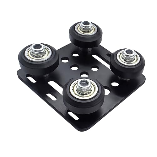 Cabilock 1 Satz Riemenscheibe Aus Aluminiumprofil Extrusion Spezielle Gleitplattenriemenscheibe Für Drucker Aluminiumprofilräder Für 3d-druckerteile Rad Mit Platte Für Drucker Schwarz Cabilock 1 Satz Riemenscheibe Aus Aluminiumprofil Extrusion Spezielle Gleitplattenriemenscheibe Für Drucker Aluminiumprofilräder Für 3d-druckerteile Rad Mit Platte Für Drucker Schwarz von Cabilock
