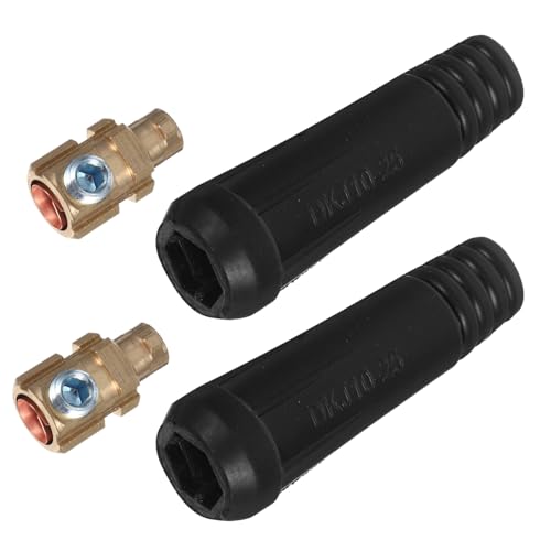 Cabilock 1 Satz Schweißgerätesteckdose Stecker Buchse Ärmel Schnellverbinder Für Schweißgeräte Schweißen Verbindungskabel Schweißkabelplattenverbinder Zinklegierung Black Cabilock 1 Satz Schweißgerätesteckdose Stecker Buchse Ärmel Schnellverbinder Für Schweißgeräte Schweißen Verbindungskabel Schweißkabelplattenverbinder Zinklegierung Black von Cabilock